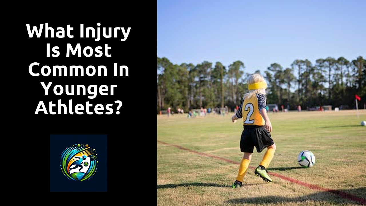 What injury is most common in younger athletes?